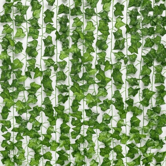 AreaDeco; Decorative Ivy Vine 24pcs Artificial Greenery Vines Fake Leaves Ivy Garland; Category:Greenery Garlands; Image:1